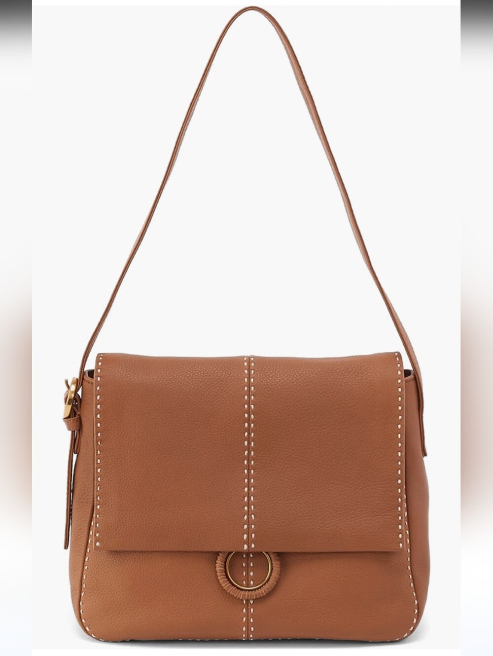 Hobo Austin Tan Leather Shoulder Bag Like New With Dustbag - Picture 3 of 12